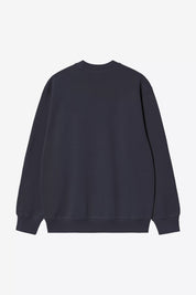 CARHARTT WIP SWEAT DARK NAVY/SCARAB