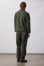 SERVICE WORKS  FLANNEL O SHIRT FOREST