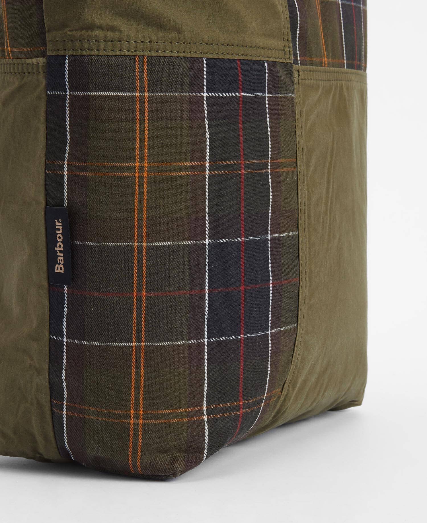 BARBOUR  PATCH TOTE DUSKY GREEN