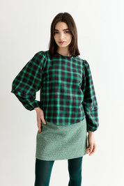 LOUCHE RIVKA WINTER CHECK Green
