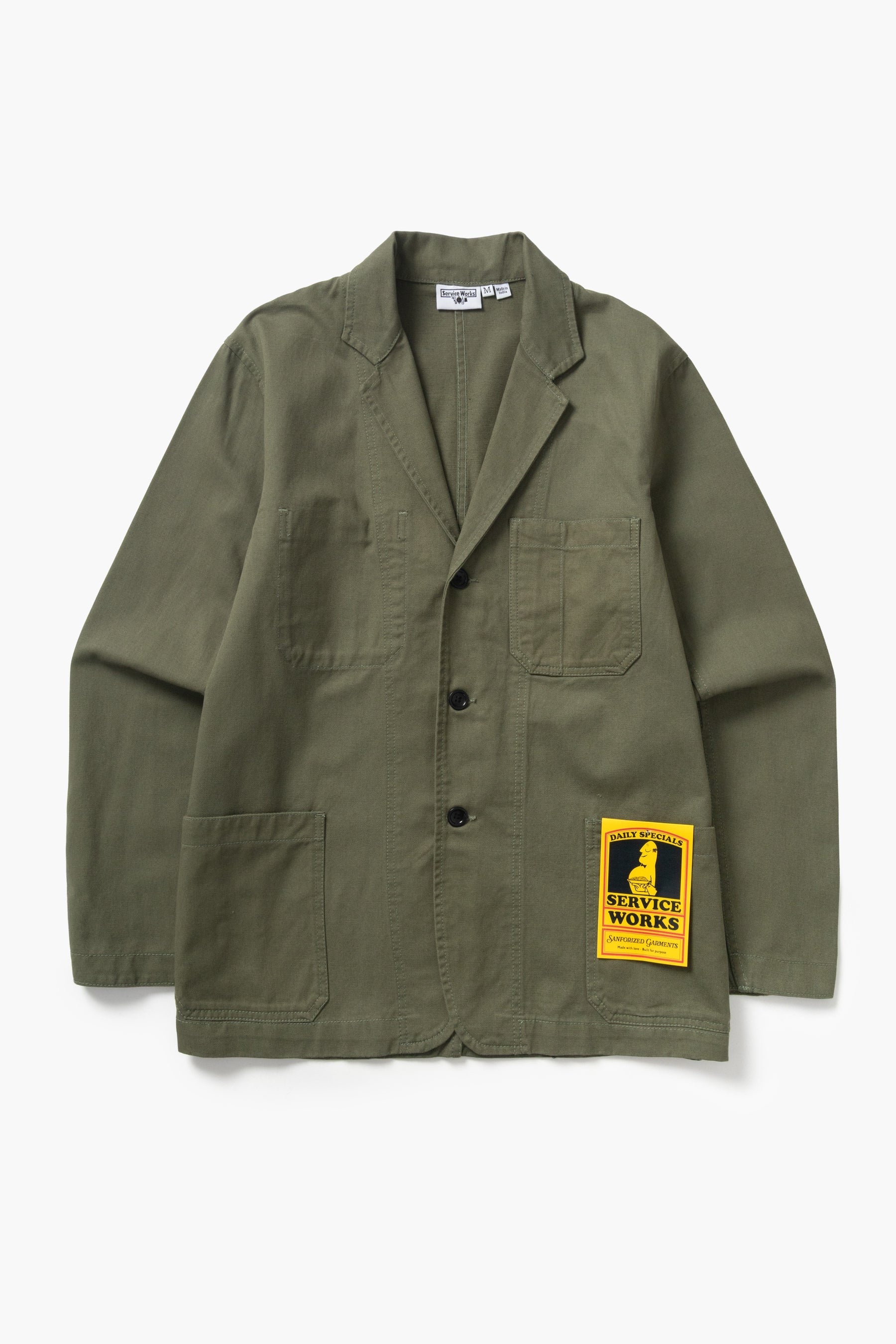 SERVICE WORKS  TWILL SERVER OLIVE