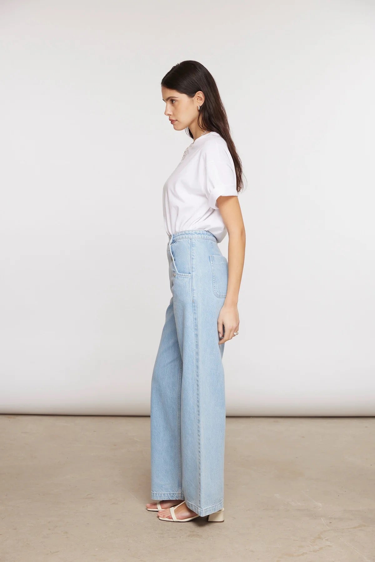 SEVENTY+MOCHI  MARGOT SUNBLEACHED JEANS