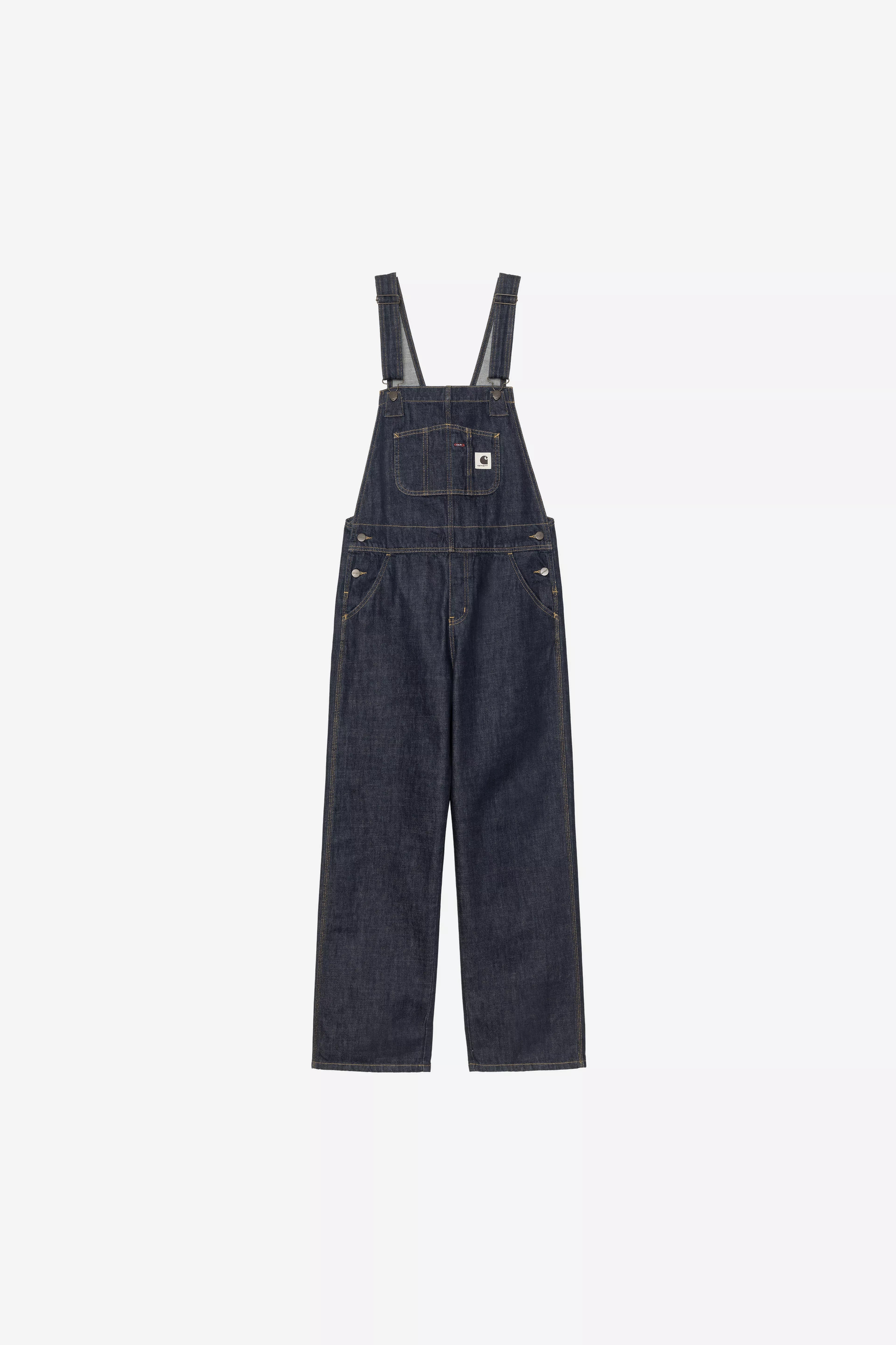 CARHARTT WIP  BIB OVERALL BLUE RINSED