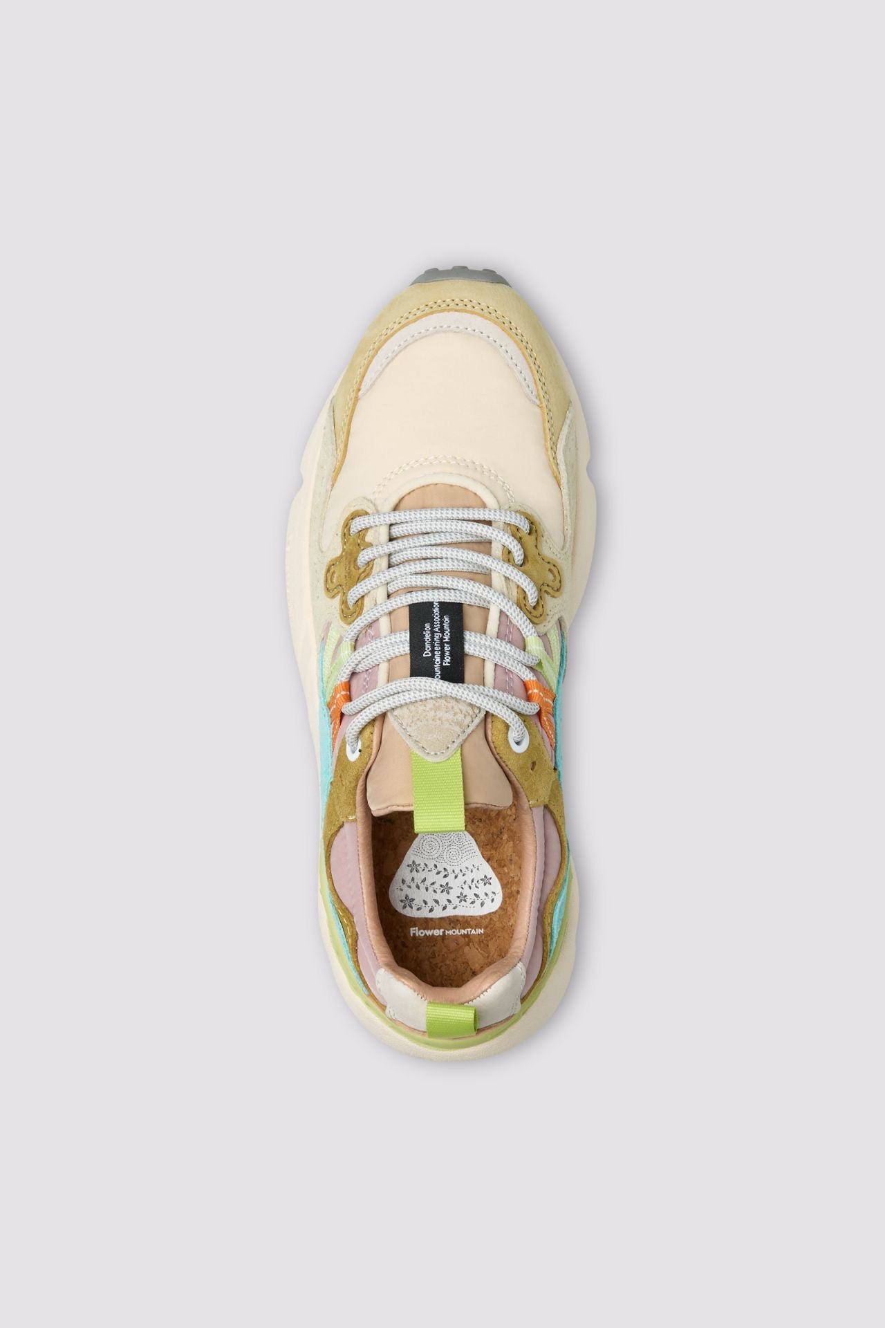 FLOWER MOUNTAIN YAMANO 3 CREAM/MILK/LTBLUE