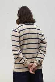OPENSIDER CLASSIC RUGBY OFF WHITE MULTI STRIPE