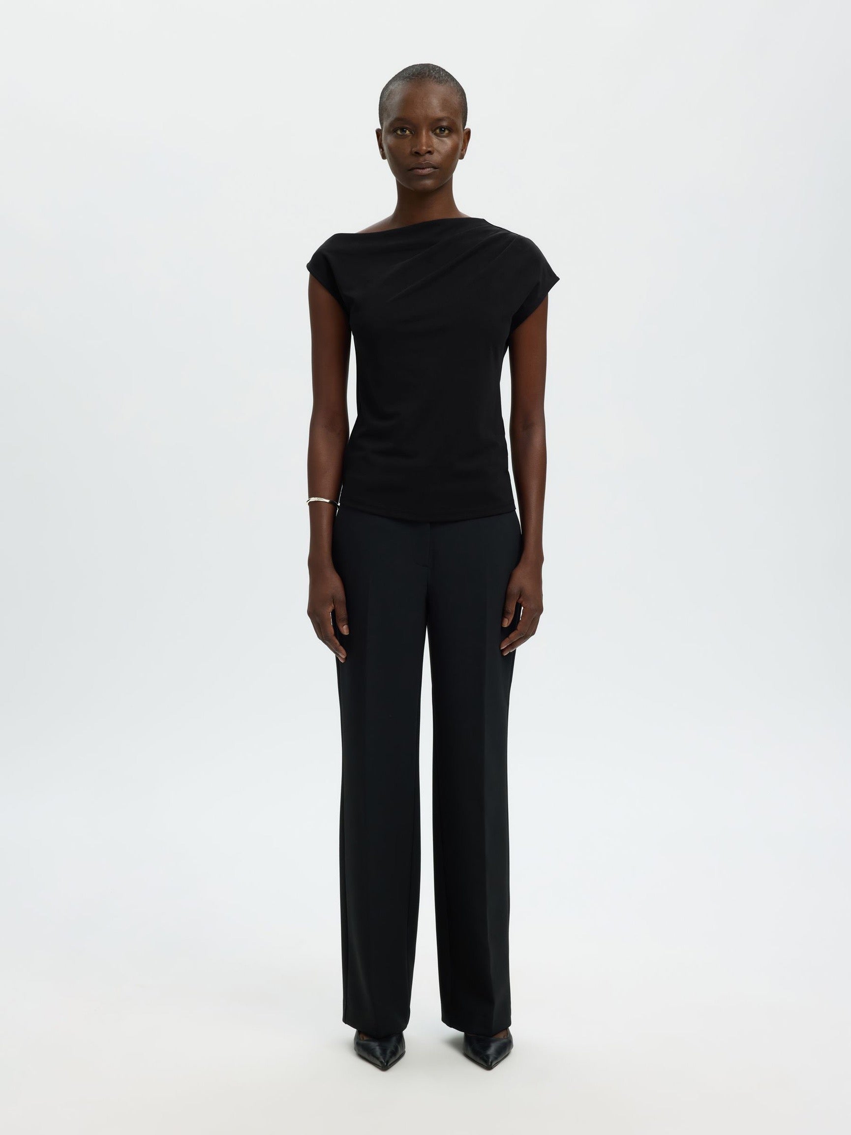 SELECTED MOLLY SS Black TOP