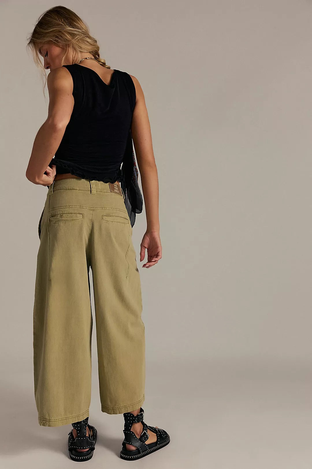 FREE PEOPLE  LAYDOWN CHINO Green