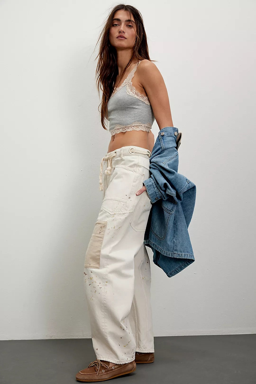 FREE PEOPLE MOXIE LOW PATCH White