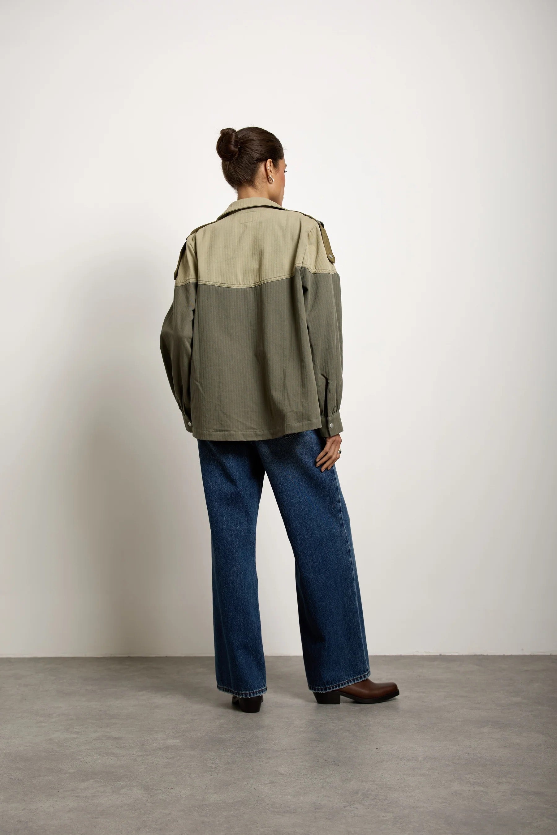 SEVENTY+MOCHI  BOWIE JACKET KHAKI