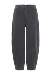ICHI KATE DENIM DARK GREY