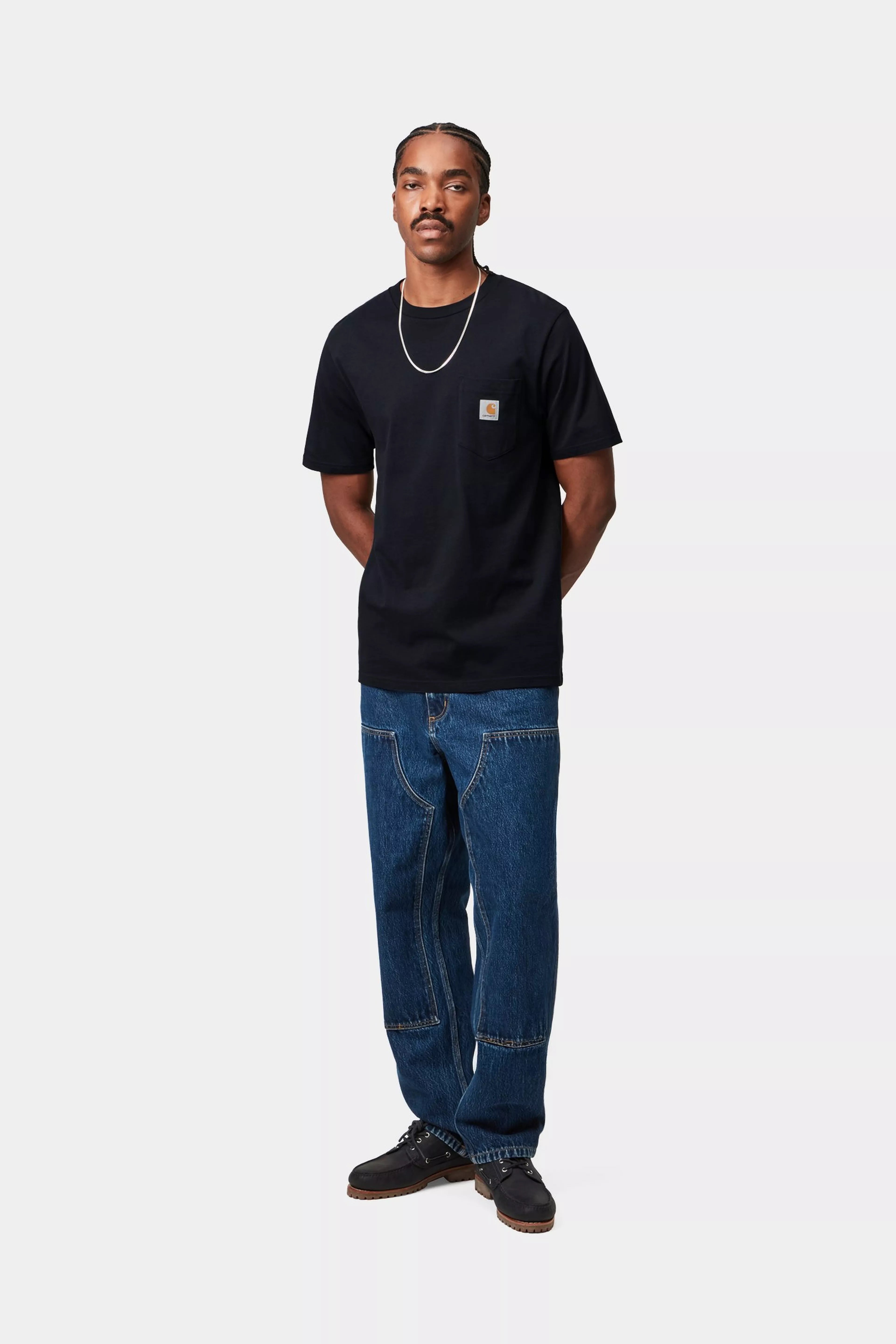 CARHARTT WIP POCKET TEE DARK NAVY