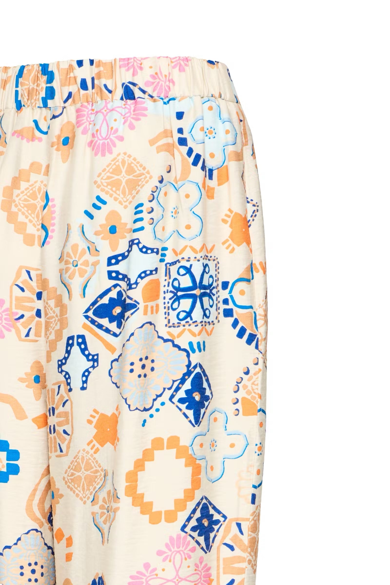 ICHI  IHLANCIE PA GRAPHIC TILE PANT