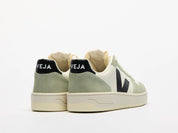 VEJA V 10 PRIME LEATHER PURE BLACK CLAY