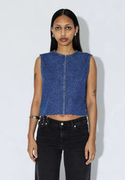 DR DENIM ERIN TOP HAZE MID RETRO