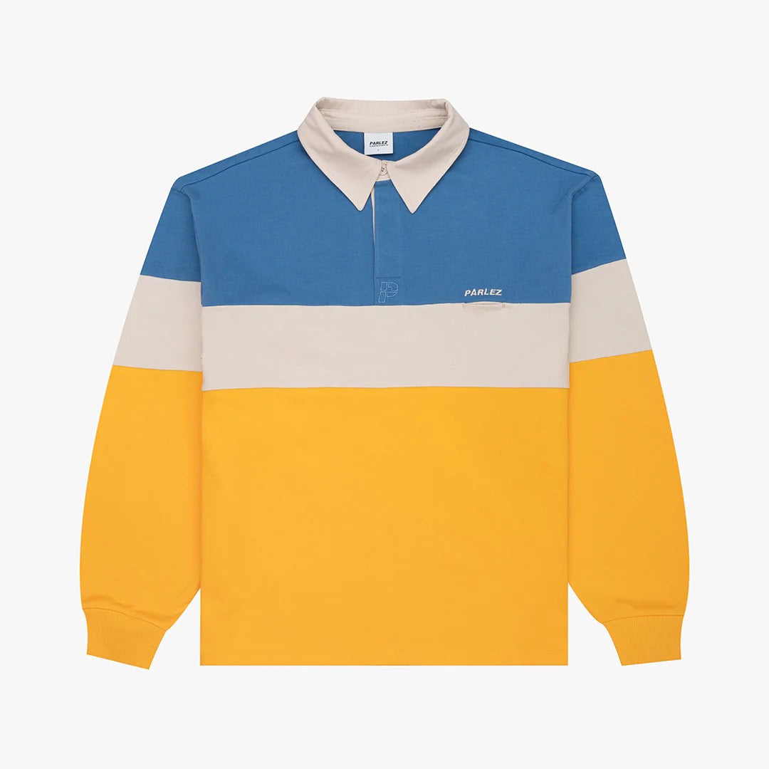 PARLEZ  STRIVE RUGBY TOP AZURE
