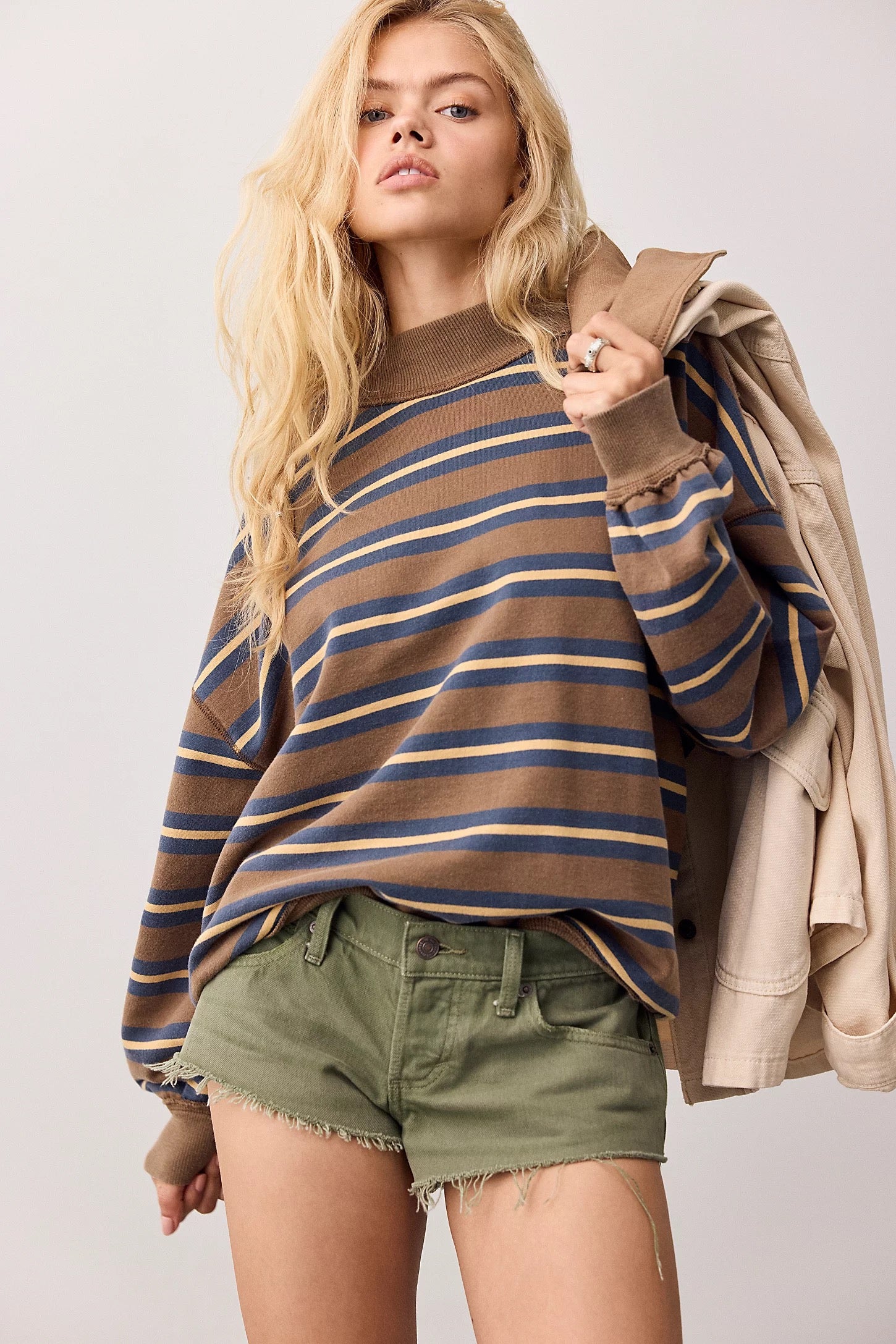 FREE PEOPLE  PALM SPRINGS ARMY COMBO