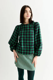 LOUCHE RIVKA WINTER CHECK Green