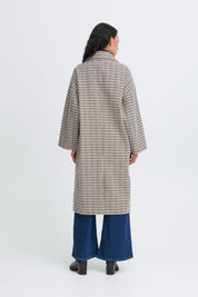 ICHI  JAS DARK NAVY MULTI CHECK