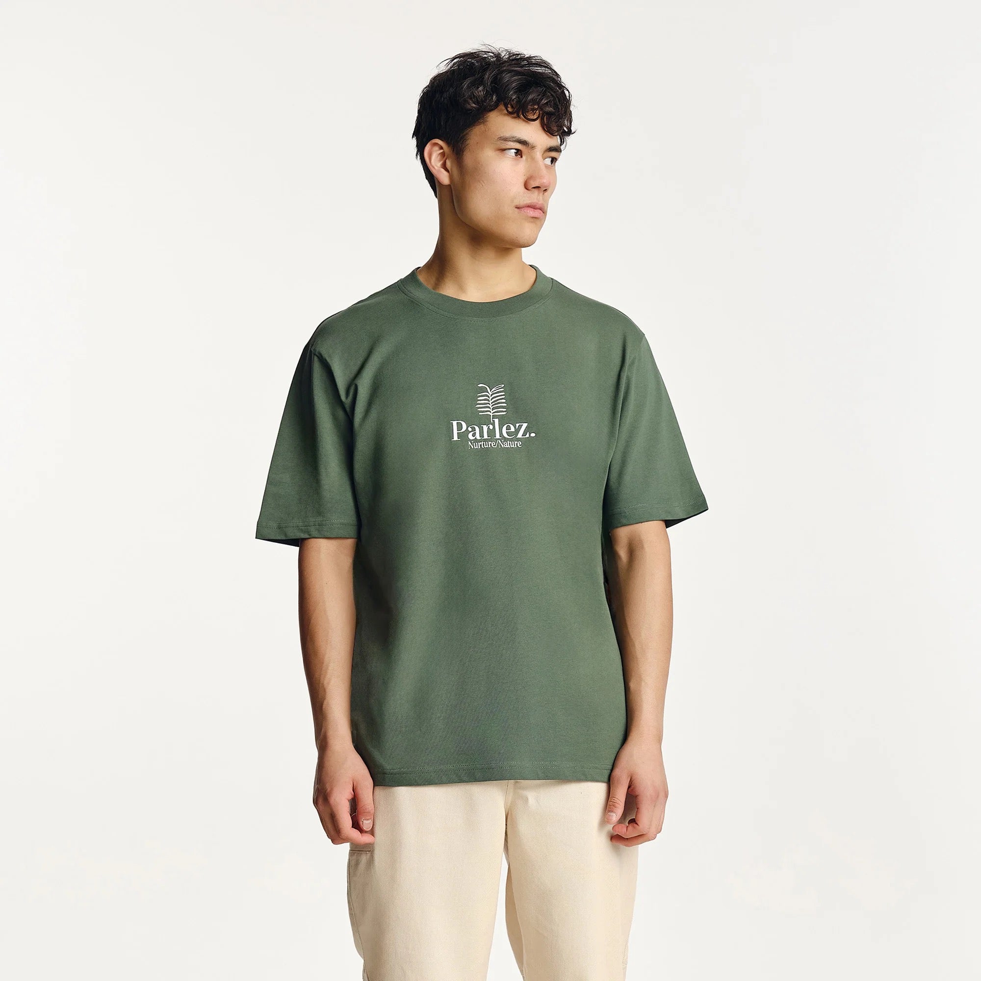 PARLEZ NURTURE T SHIRT KELP GREEN