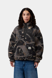 CARHARTT WIP  ELLIOT LINER CAMO FEATHER TREE BLACK