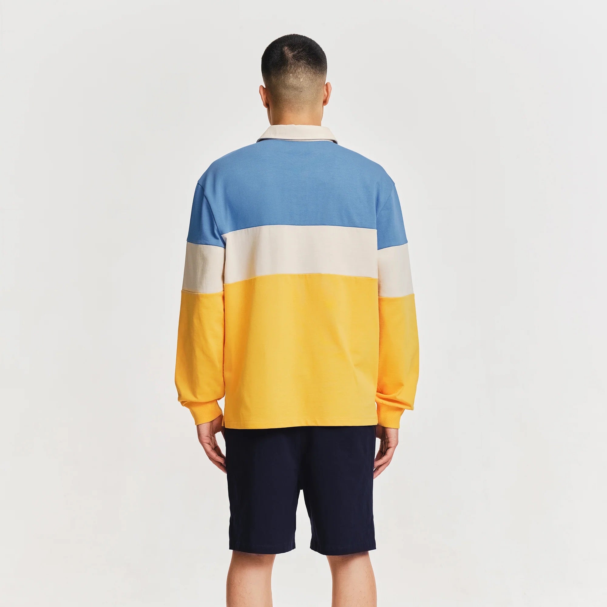 PARLEZ  STRIVE RUGBY TOP AZURE