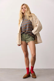 FREE PEOPLE  PALM SPRINGS ARMY COMBO
