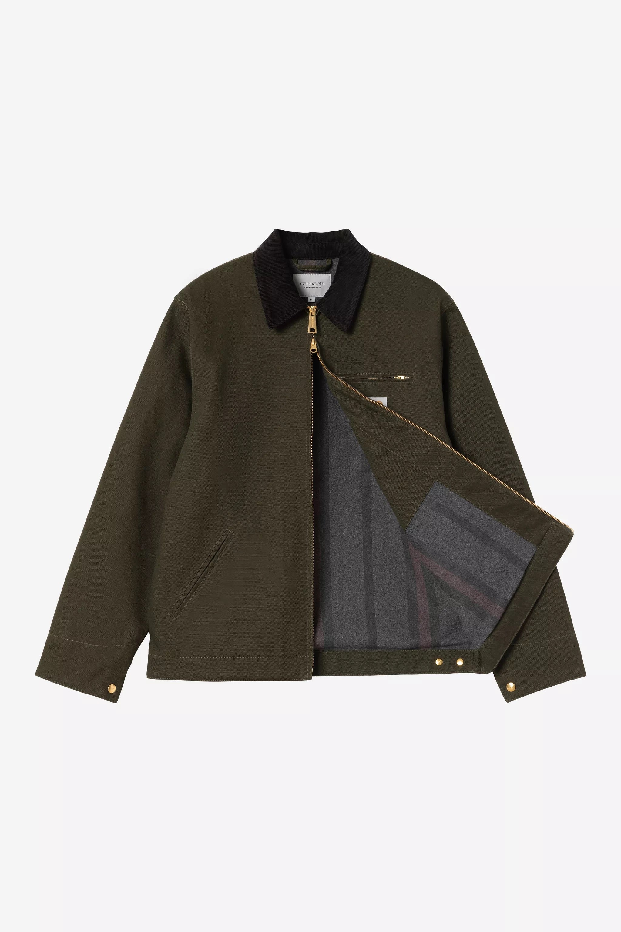 CARHARTT WIP DETROIT OLIVE/BLACK RIDGE