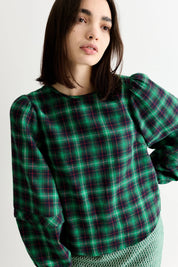 LOUCHE RIVKA WINTER CHECK Green