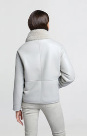 YAYA FAUX JACKET DOVE GRAY