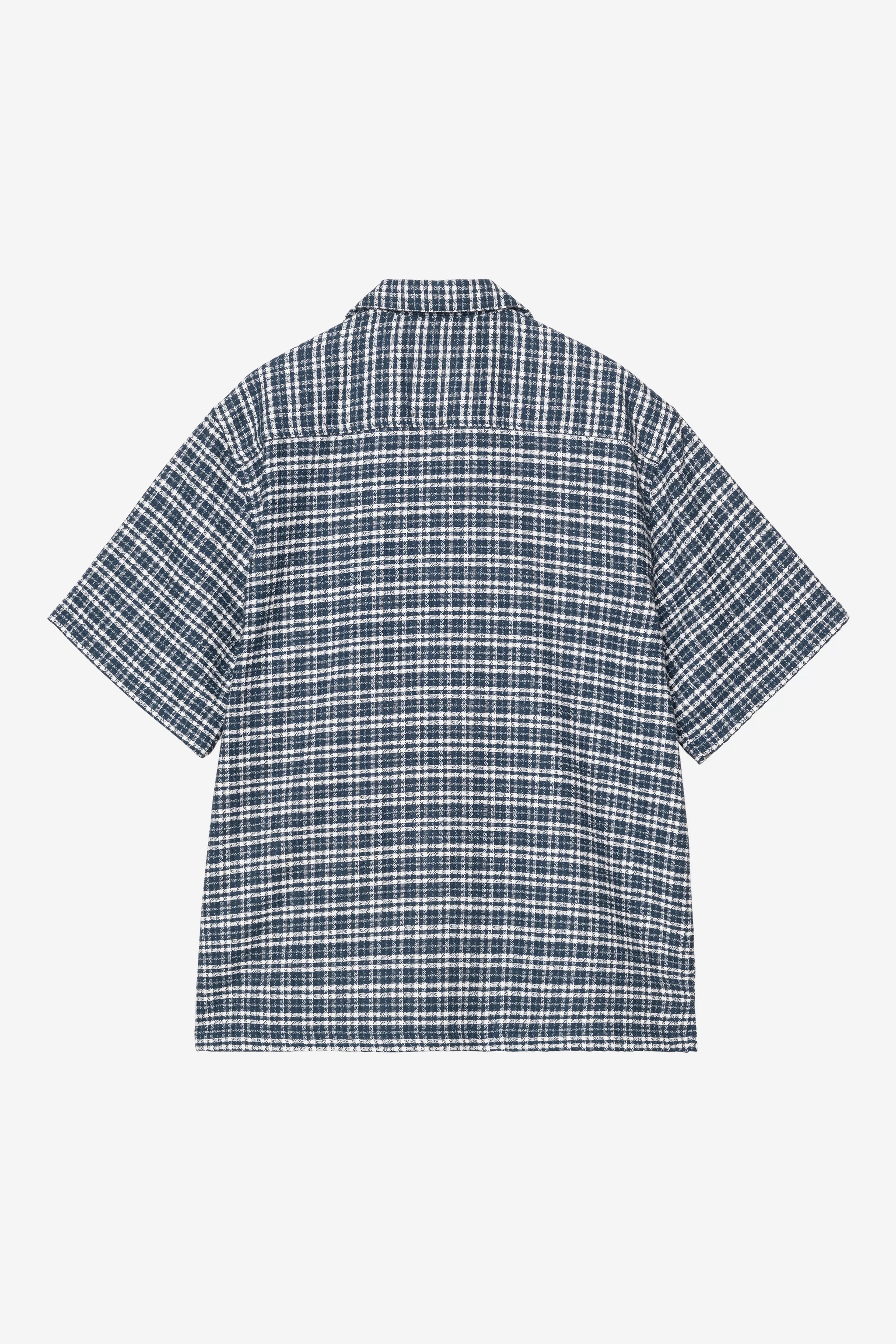 CARHARTT WIP  KANDER S/S KANDER CHECK/BLUE RIVER