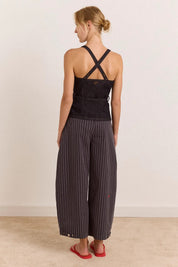 DAMSON MADDER  ANNABELLE APRON INDIGO DENIM