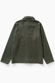 SERVICE WORKS  FLANNEL O SHIRT FOREST