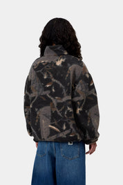 CARHARTT WIP  ELLIOT LINER CAMO FEATHER TREE BLACK