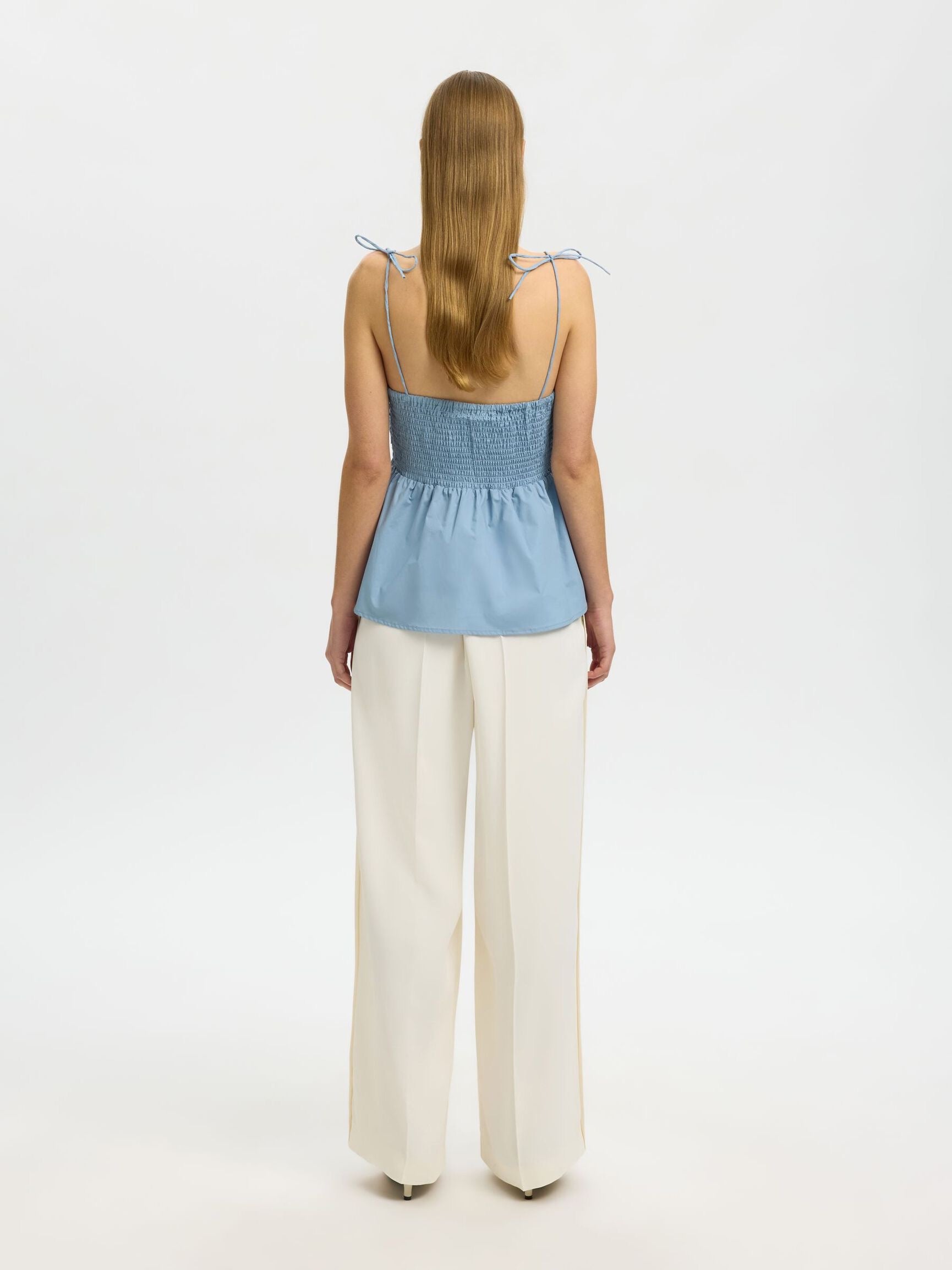 SELECTED DELIA DUSTY BLUE