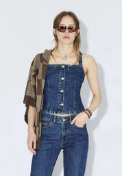 DR DENIM NIAMH TOP STREAN DARK RETRO VINTAGE