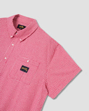 STANRAY S/S FLANNEL RED GINGHAM