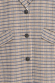 ICHI  JAS DARK NAVY MULTI CHECK