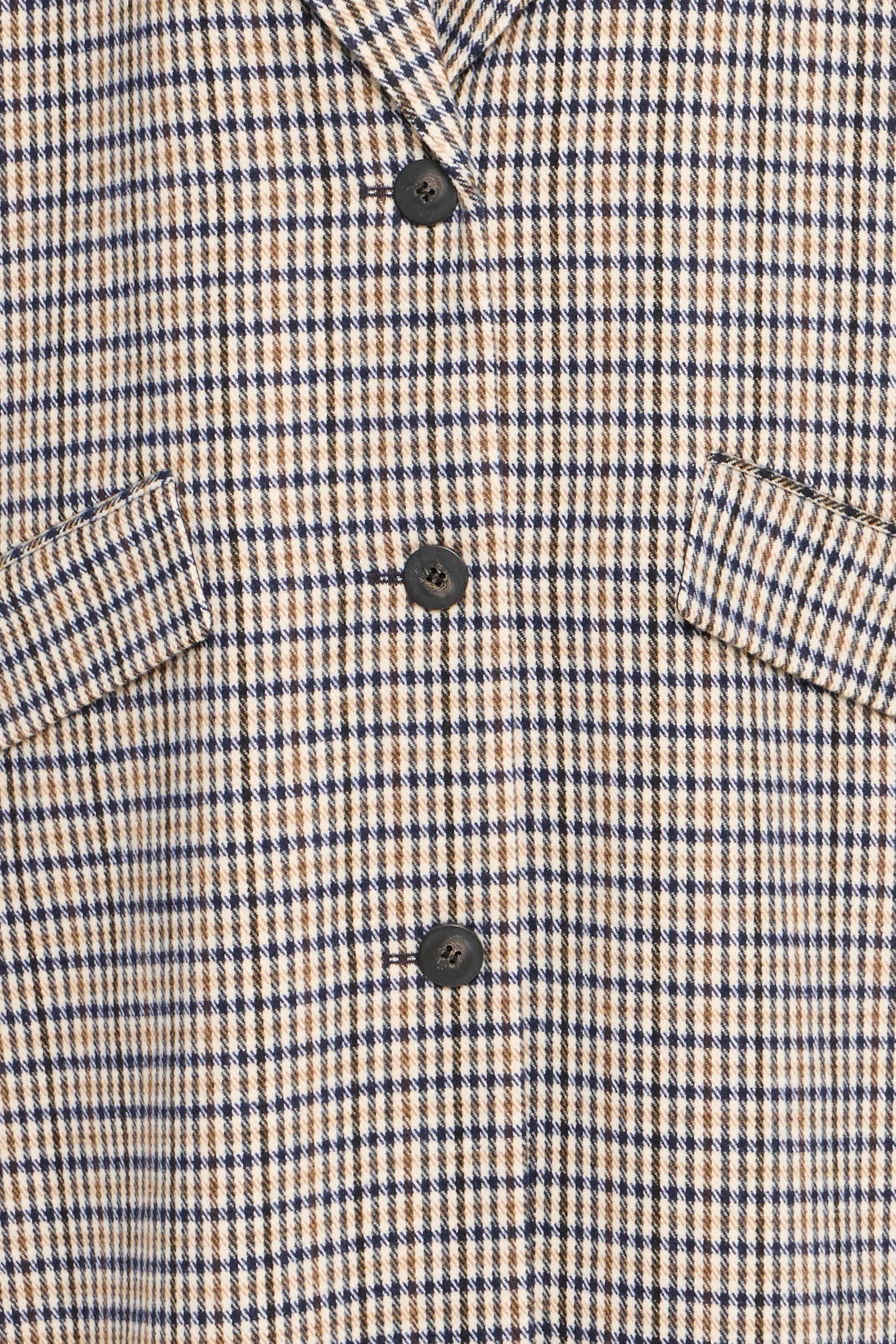 ICHI  JAS DARK NAVY MULTI CHECK