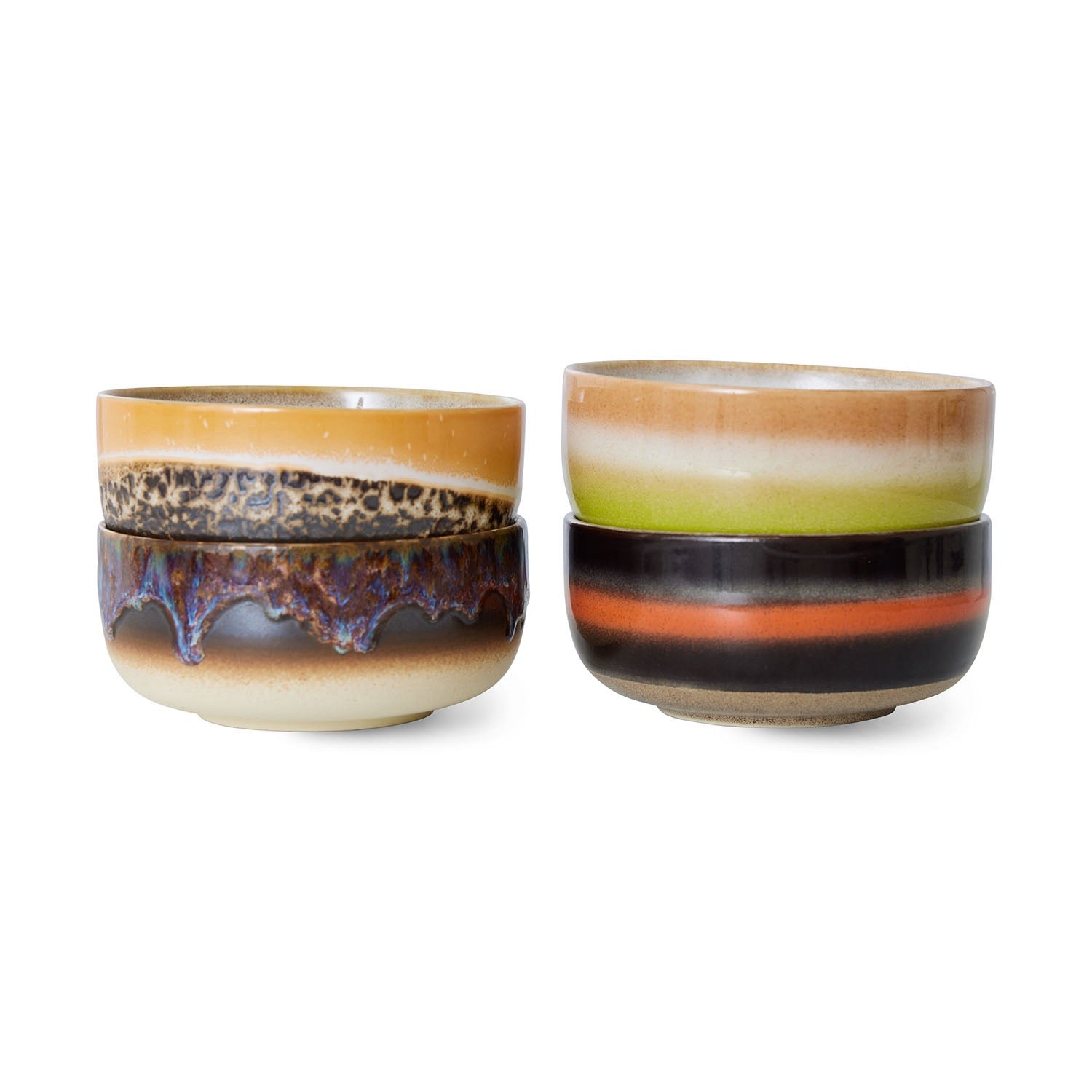 K.K LIVING 70s DESSERT BOWLS HUMUS