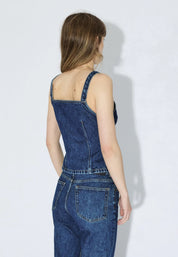 DR DENIM NIAMH TOP STREAN DARK RETRO VINTAGE