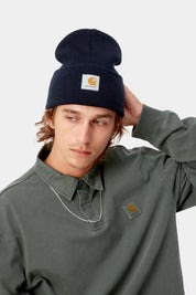 CARHARTT WIP  ACRYLIC WATCH DARK NAVY HAT