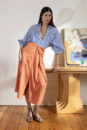 VIVERE  ALBANE ORANGE SAND SKIRT