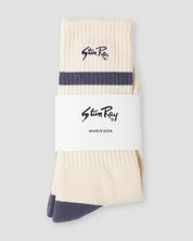 STANRAY  SPORTS SOCK NATURAL/CHARCOAL