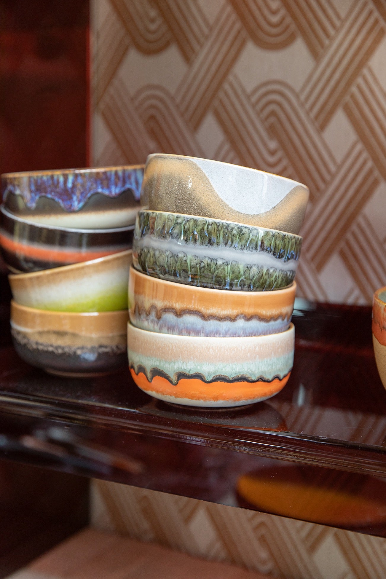 H.K LIVING 70s DESSERT BOWLS REEF