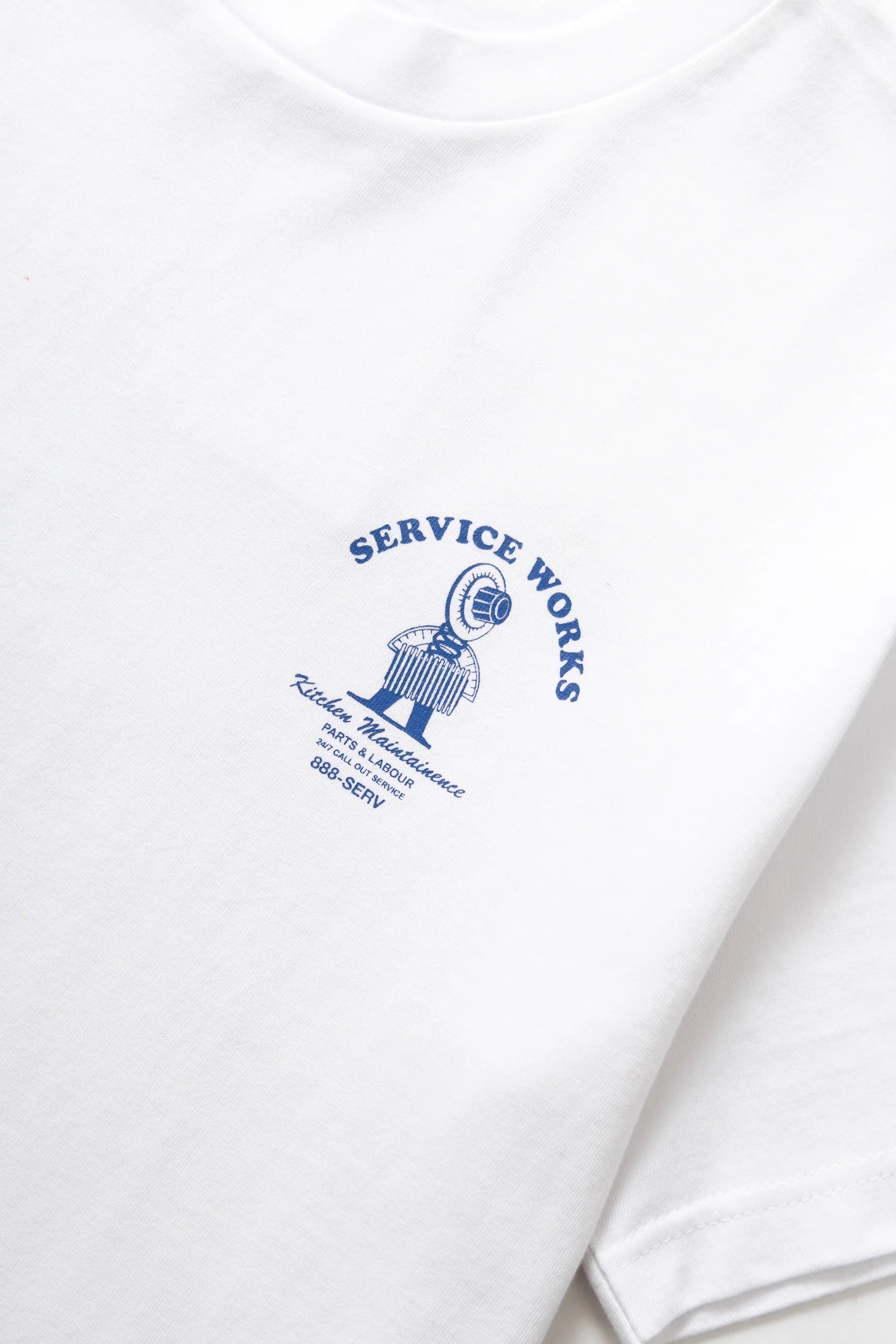 SERCICE WORKS  MAINTENANCE TEE White