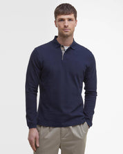 BARBOUR POLO LS NAVY