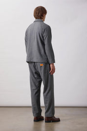 SERVICE WORKS  FLANNEL O SHIRT CHARCOAL