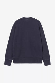 CARHARTT WIP  1989 WINNERS SWEAT DARK NAVY HEAVY STONEWASH