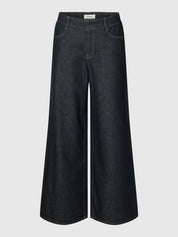 SELECTED WEXTRA WIDE DARK GREY DENIM