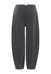 ICHI KATE DENIM DARK GREY